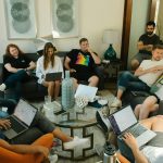 Young People are gathering